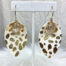 Leopard Teardrop Leather Earrings (hanging)