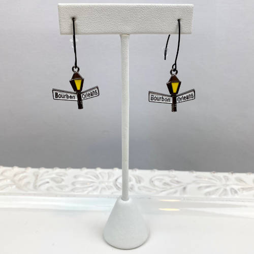 New Orleans Iconic Street Sign Earrings (Hook 3)