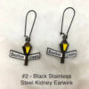 New Orleans Iconic Street Sign Earrings (Kidney)