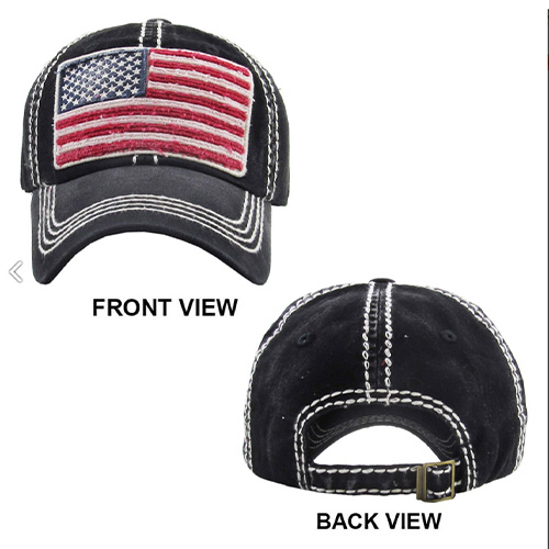 Vintage American Flag Hat