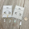 Rectangular Mother of Pearl Charm Earrings