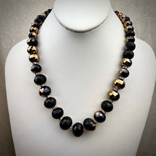 Black and Gold necklace