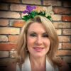 Glitter Mardi Gras Headband