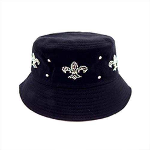 Rhinestone Fleur de Lis Hat