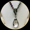 Stunning Multi-Color Faceted Glass 8mm Beaded Long Necklace - Image 5
