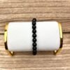 Black Onyx Stretch Bracelet - Image 3