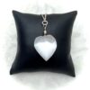 Selenite Heart Charm Necklace - Image 4