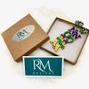 Mardi Gras Glittered Nola Dangle Earrings - Image 5