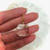 Beautiful Gold-Plated Faceted Glass Pendant - Image 4