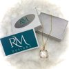 Beautiful Gold-Plated Faceted Glass Pendant - Image 5