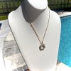 Beautiful Gold-Plated Faceted Glass Pendant - Image 6