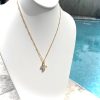 Lovely, Eye-Catching Gold-Plated Brass CZ Cross Pendant - Image 6