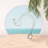 Beautiful Gold-Plated Faceted Glass Pendant - Image 8