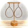 Lovely Pave Crystal Teardrop Silver & Gold -Plated Earrings - Image 9