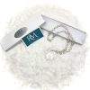 Mother of Pearl Fleur de Lis Pendant with Clear Cubic Zirconia - Image 2