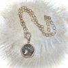 Vintage Ancient Greek 39mm Coin Reversible Pendant - Image 6