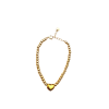 Sweet Gold Beaded Heart Bracelet - Image 2